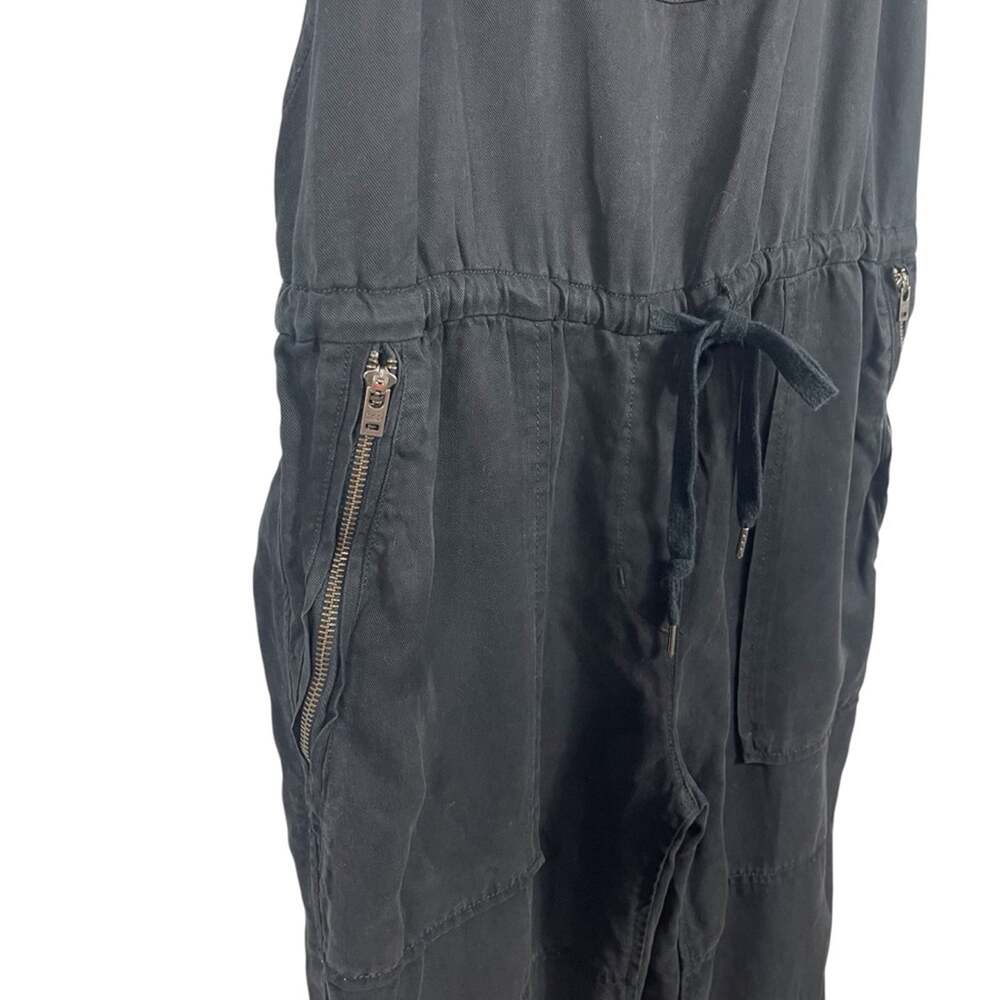 Aritzia Wilfred Free Valletta Overalls Cropped Twill Black Size Small - Picture 7 of 12